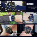 2019 New MEGIR 2106 Watch Men Luxury Brand Silicone Sport Chronograph Quartz Clock Mens Waterproof Date Military Wrist Watch